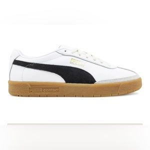 Puma Oslo City White and Navy Sneakers